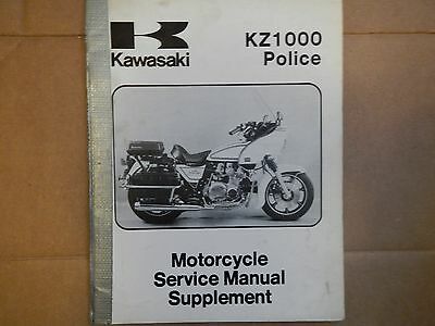 Kawasaki kz1000 police service manual download
